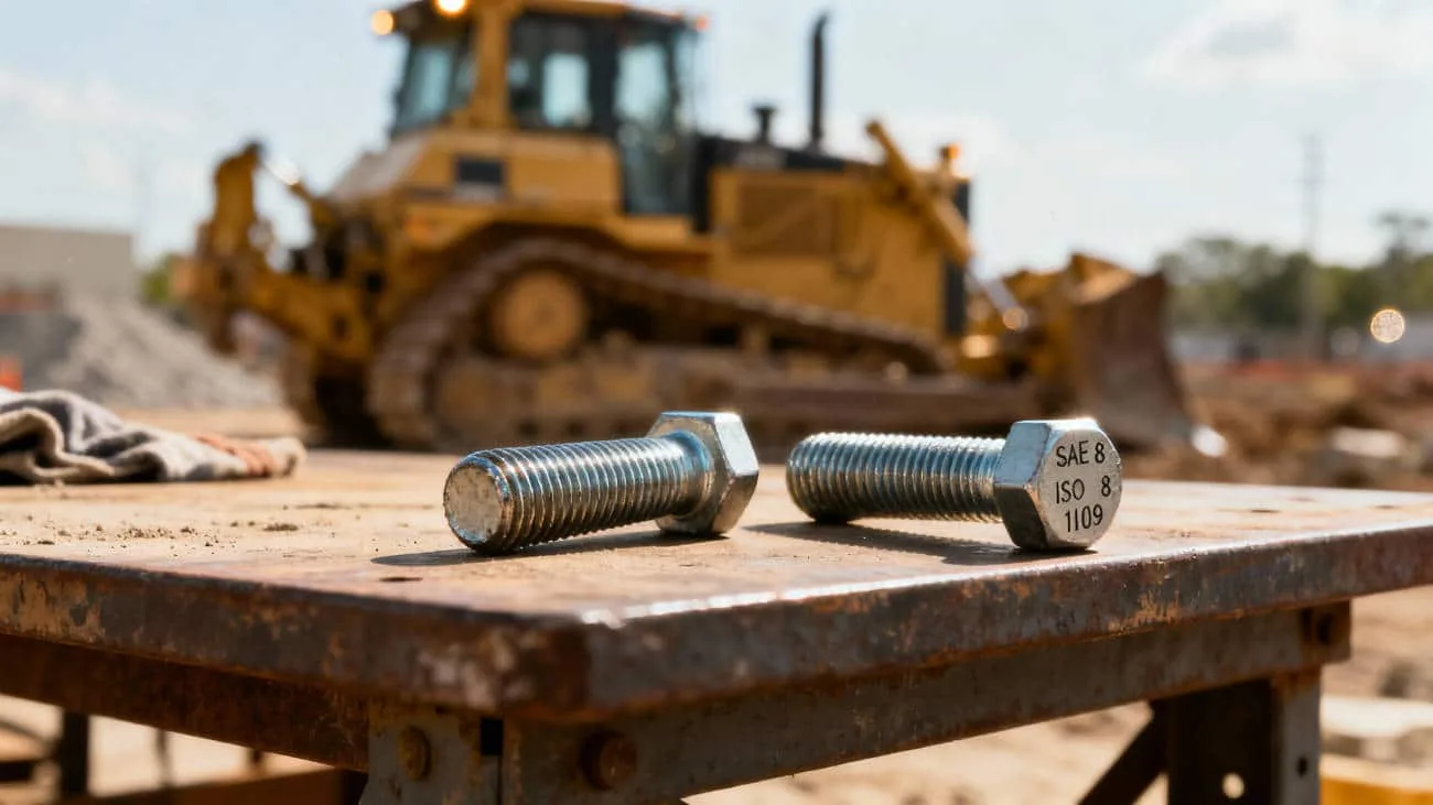 Grade 8 vs. Grade 10.9: Bolts for Heavy Earthmoving Machinery