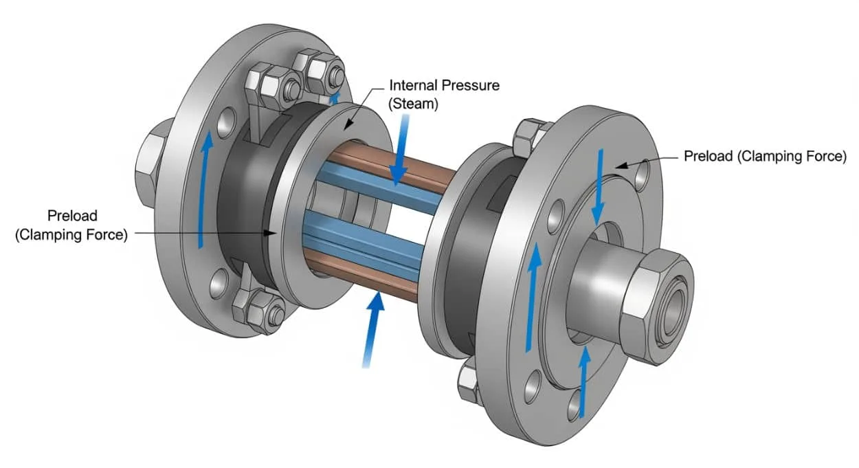 Boiler Bolt Preload: Preventing Steam Leaks with Science