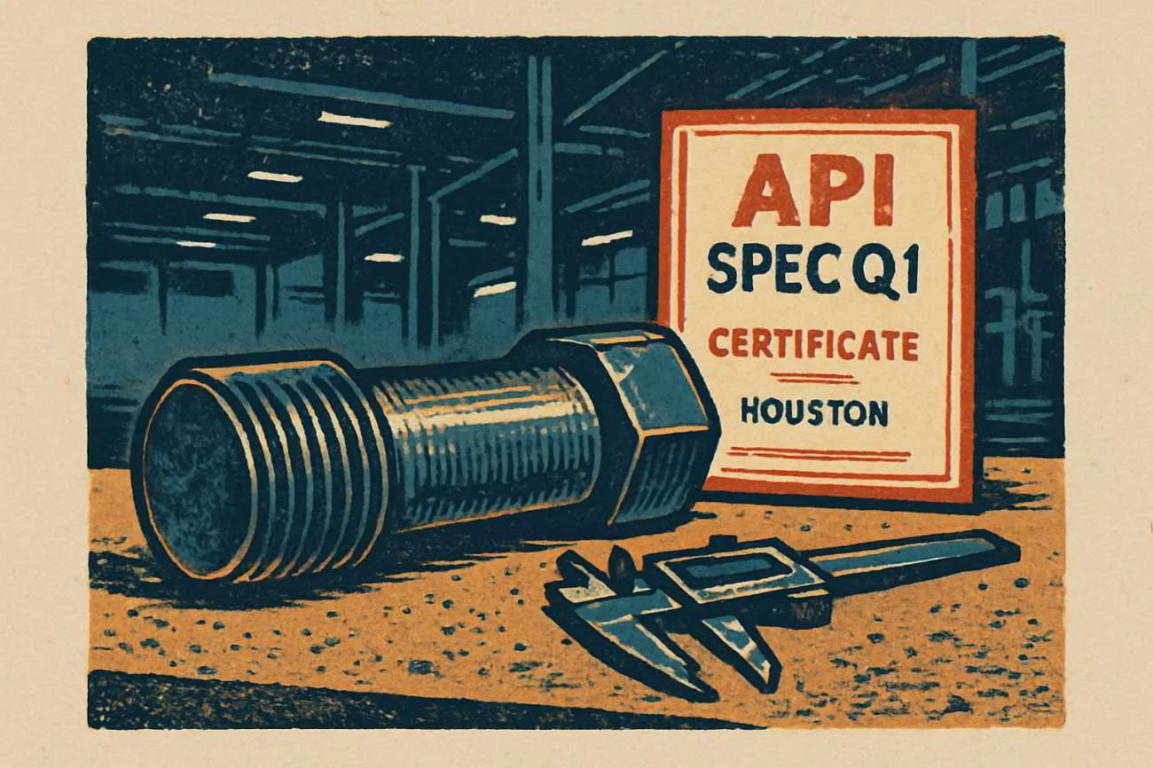 API Q1 Certification: Quality in Critical Bolting