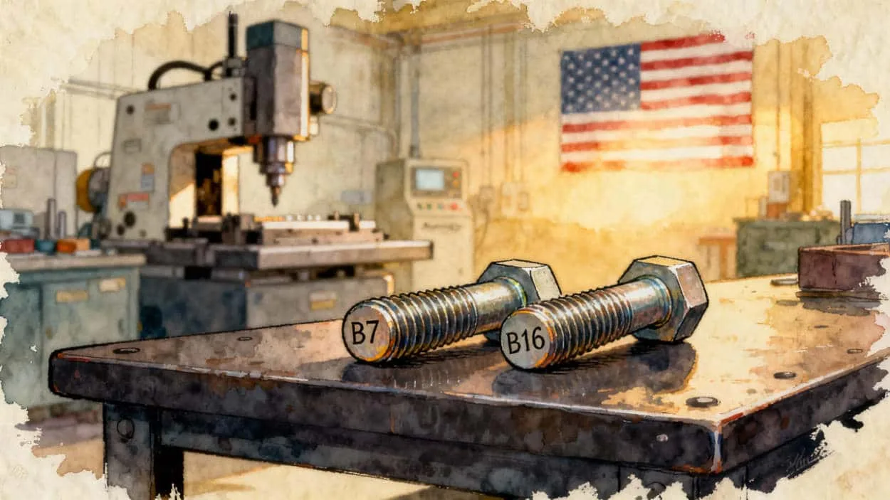 B7 vs. B16 Bolts: Choosing the Right High-Temp Alloy